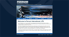 Desktop Screenshot of ferruminternational.com