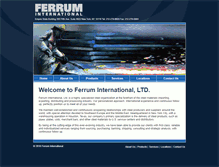 Tablet Screenshot of ferruminternational.com